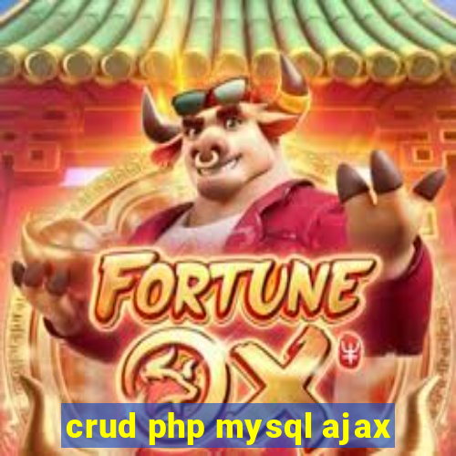 crud php mysql ajax