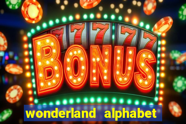 wonderland alphabet comic studio