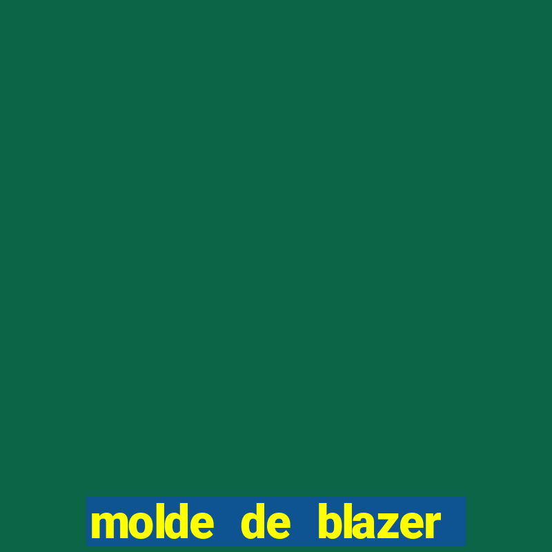 molde de blazer masculino para imprimir