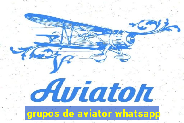 grupos de aviator whatsapp