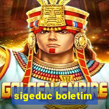 sigeduc boletim