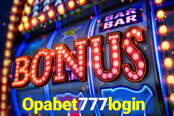 Opabet777login