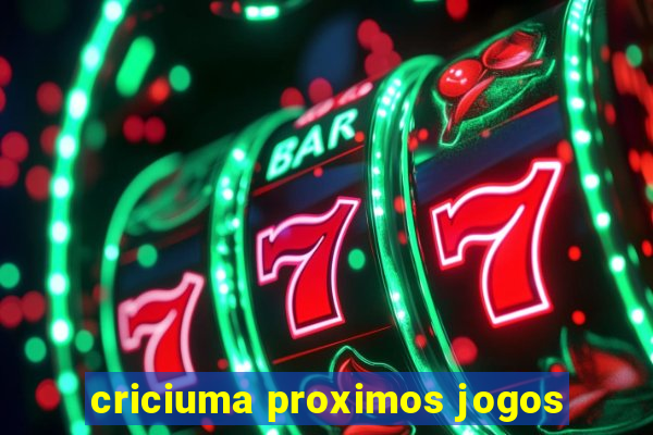 criciuma proximos jogos