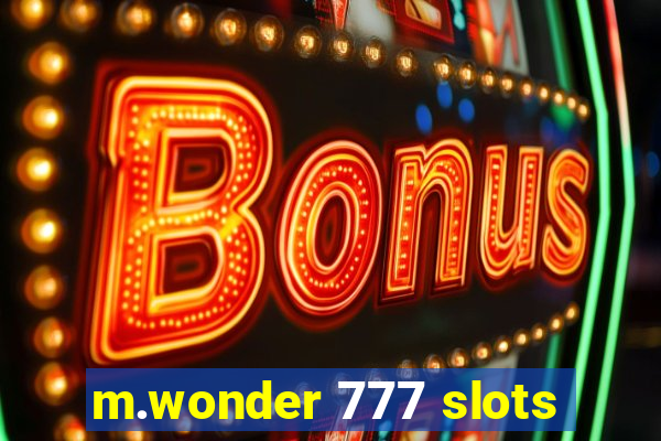 m.wonder 777 slots